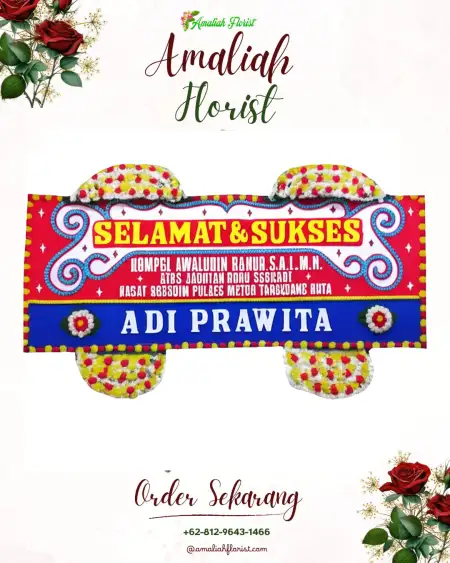 Papan Bunga Ucapan Selamat Daliwangun